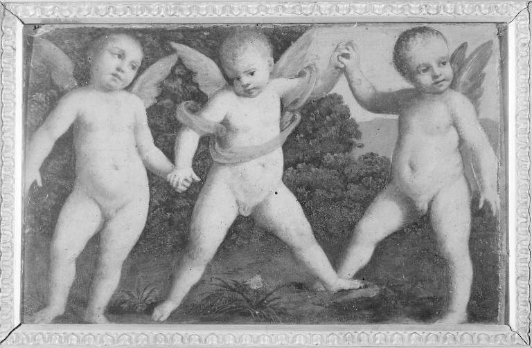 Amorini che danzano (dipinto) di Ferrari Gaudenzio (sec. XVI)