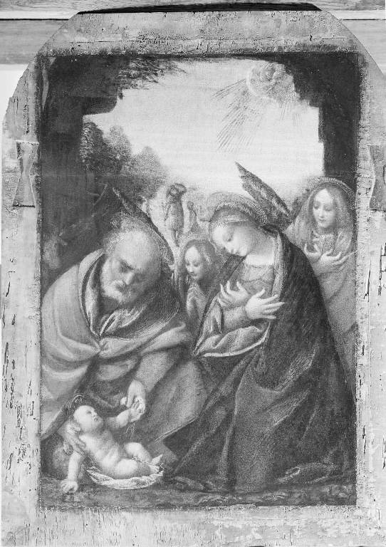Natività di Gesù (dipinto) di Ferrari Gaudenzio (bottega) (sec. XVI)