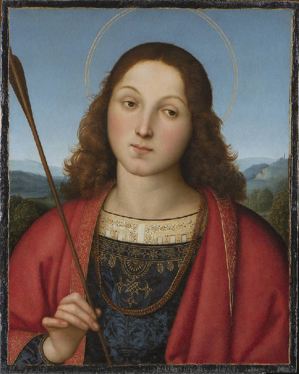 San Sebastiano (dipinto) di Sanzio Raffaello (sec. XVI)