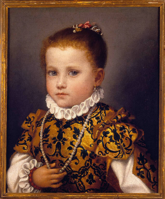 Ritratto di bambina (dipinto) di Moroni Giovan Battista (sec. XVI)