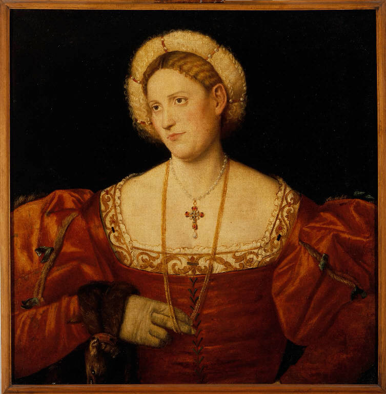Ritratto di donna (dipinto) di Licinio Bernardino (sec. XVI)