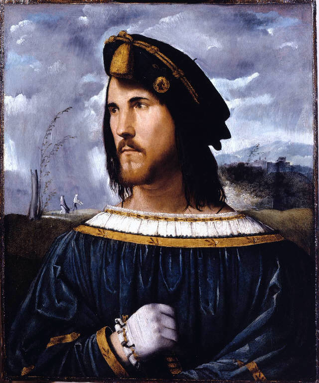 Ritratto di Cesare Borgia, Ritratto d'uomo (dipinto) di Meloni Altobello (sec. XVI)