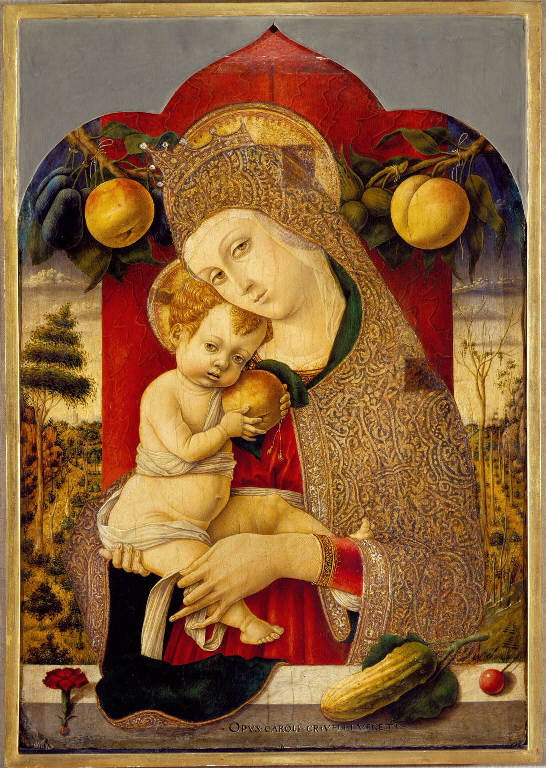 Madonna con Bambino (dipinto) di Crivelli Carlo (sec. XV)