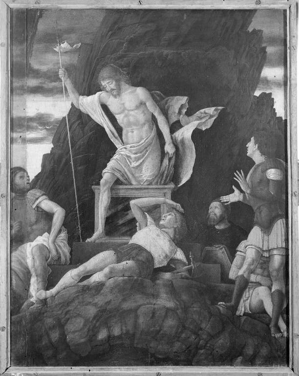 Resurrezione di Cristo (dipinto) di Mantegna Andrea (scuola) (sec. XVI)