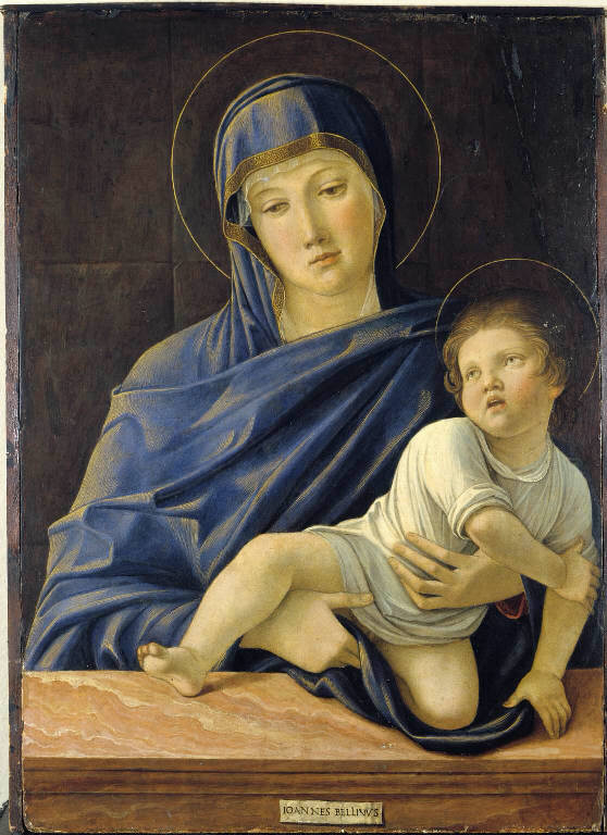 Madonna Lochis, Madonna con Bambino (dipinto) di Bellini Giovanni detto Giambellino (sec. XV)