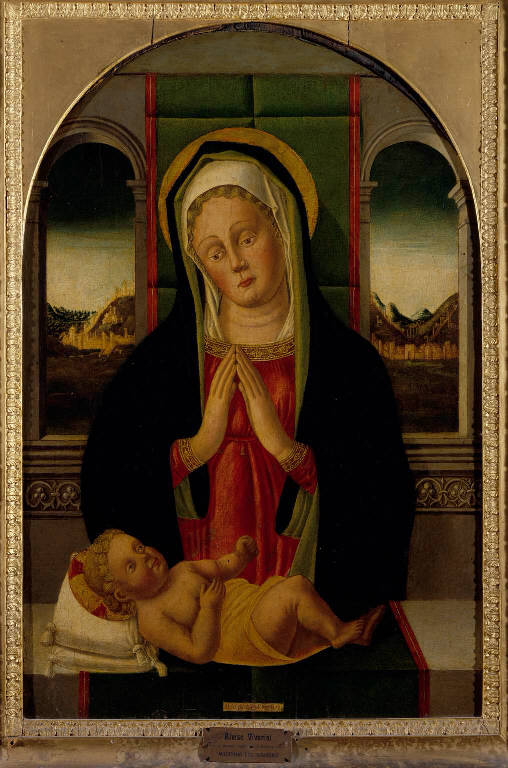 Madonna con Bambino (dipinto) di Cesa Matteo (sec. XV)