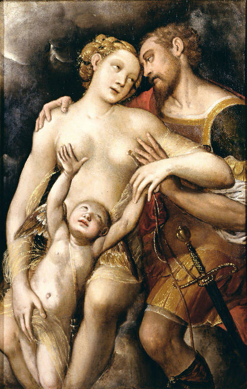 Marte, Venere e Amore (dipinto) - ambito genovese (sec. XVI)