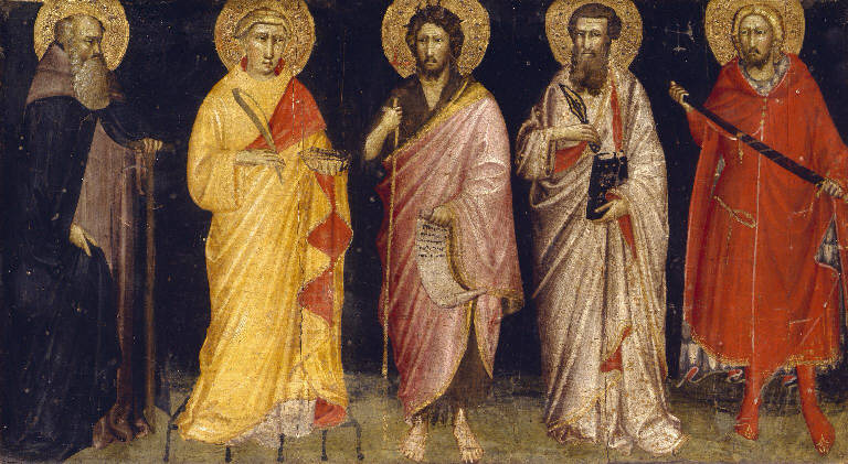 Santi (pannello dipinto) di Ambrogio di Baldese (sec. XIV)