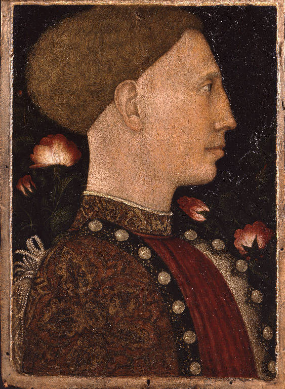 Ritratto di Lionello d'Este (dipinto) di Pisano Antonio detto Pisanello (sec. XV)