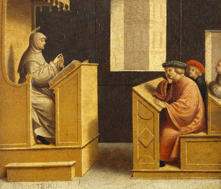 San Bonaventura nello studio (dipinto) di Pseudo Giovenone (sec. XVI)