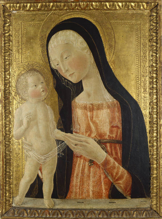 Madonna con Bambino (dipinto) di Landi Neroccio di Bartolomeo (sec. XV)