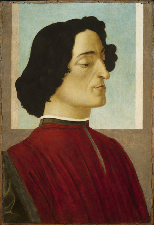 Ritratto di Giuliano de' Medici (dipinto) di Filipepi Alessandro detto Botticelli Sandro (e aiuti) (sec. XV)