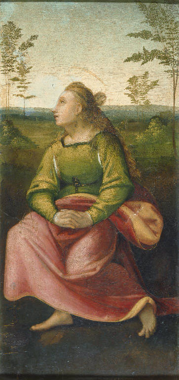 Santa Maria Maddalena (dipinto) di Albertinelli Mariotto (sec. XVI)