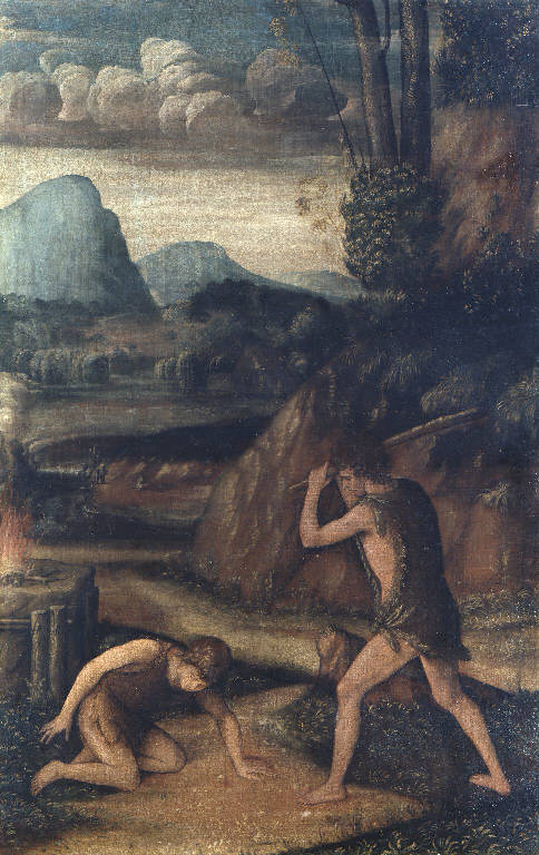 Uccisione di Abele (dipinto) di Boccaccino Boccaccio (sec. XVI)