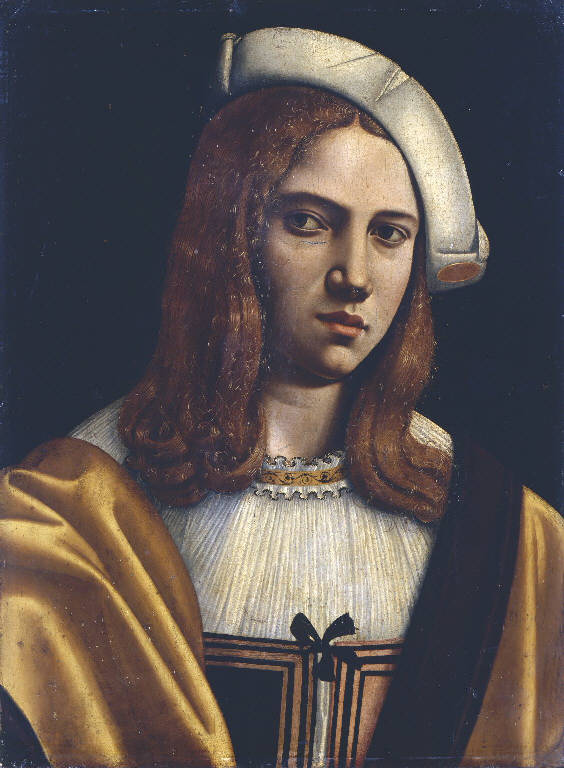 Ritratto maschile (dipinto) di Predis Giovanni Ambrogio de' (sec. XVI)