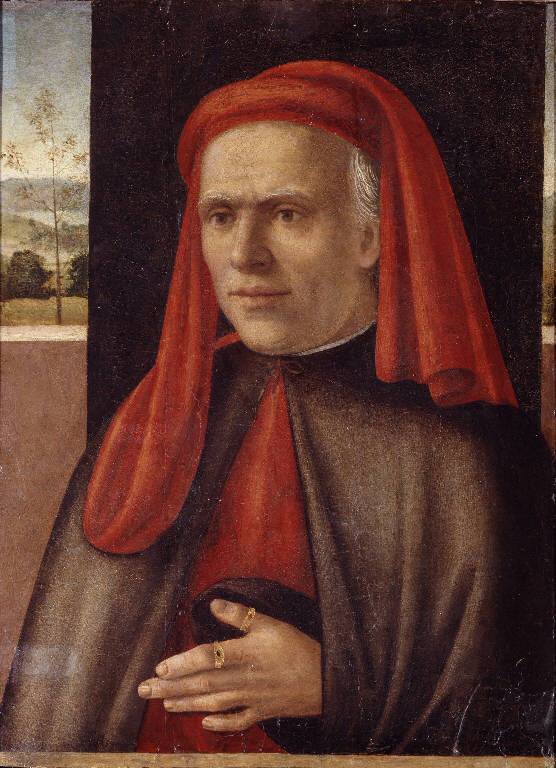 Ritratto maschile (dipinto) di Bigordi Ridolfo detto Ghirlandaio (attr.) (inizio sec. XVI)