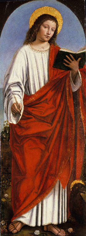 San Giovanni Evangelista (dipinto) di Ambrogio da Fossano detto Bergognone (sec. XVI)