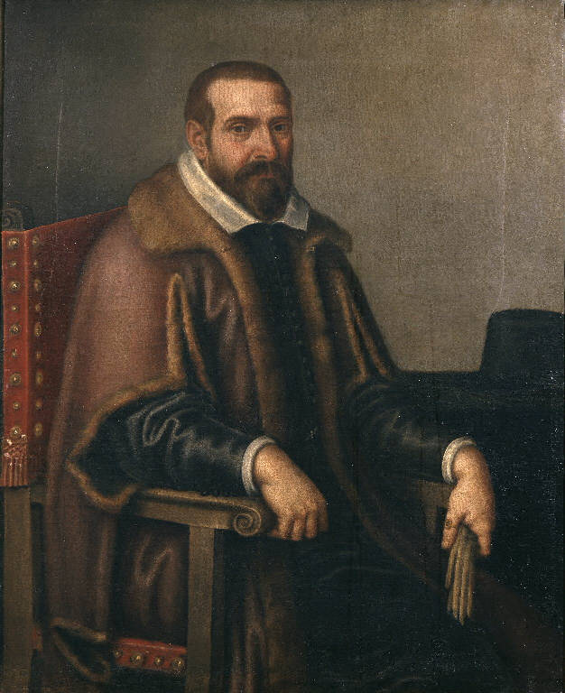 Ritratto d'uomo (dipinto) di Talpino Enea detto Salmeggia (attribuito) (sec. XVII)