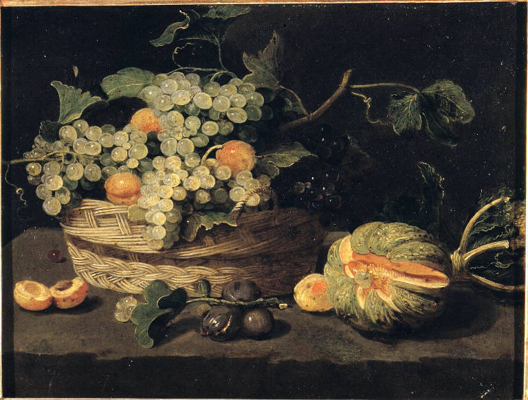 Natura morta con frutta (dipinto) di Kessel Jan van (sec. XVII)