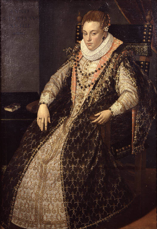 Ritratto di donna (dipinto) di Lolmo Gian Paolo (sec. XVI)