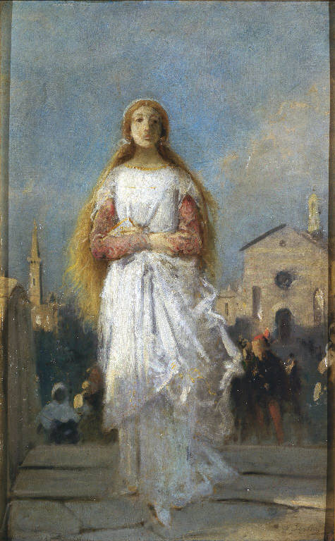 Beatrice (dipinto) di Bertini Giuseppe (sec. XIX)