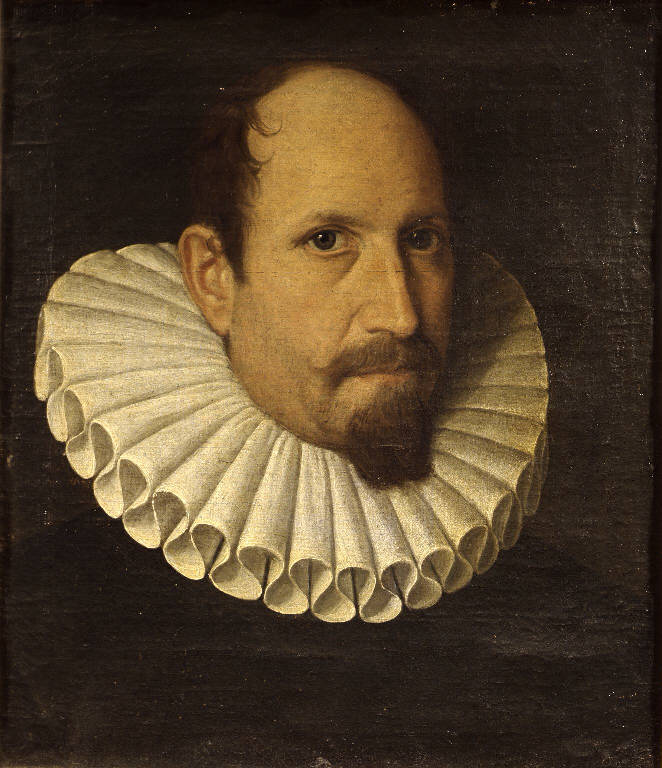 Ritratto d'uomo (dipinto) - ambito olandese-bergamasco (fine sec. XVI)