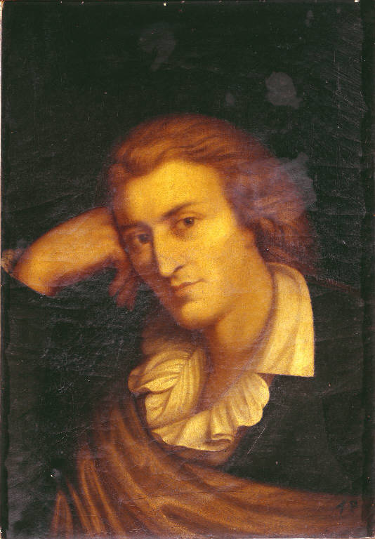 Ritratto del poeta Percy B. Shelley (dipinto) di Phillips Thomas (sec. XIX)