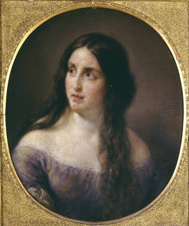 Ritratto di Elena Marenzi (dipinto) di Carnovali Giovanni detto Piccio (sec. XIX)