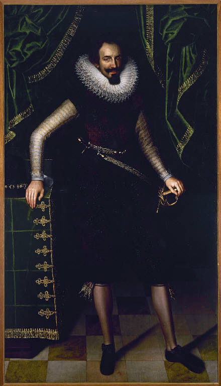 ritratto di gentiluomo (dipinto) di Salmeggia, Enea detto Talpino (sec. XVII)
