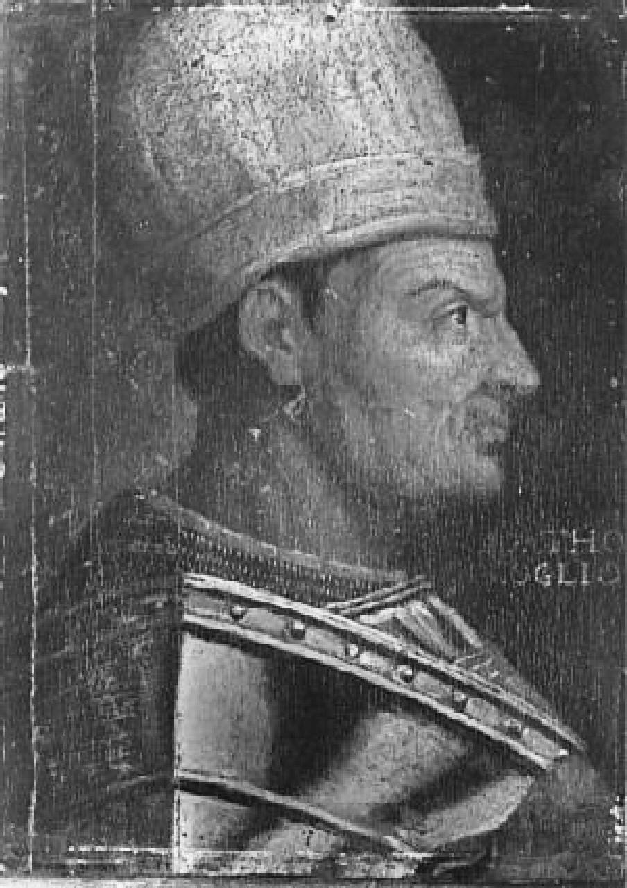 ritratto del condottiero Bartolomeo Colleoni (dipinto) - scuola lombarda (metà sec. XVI)