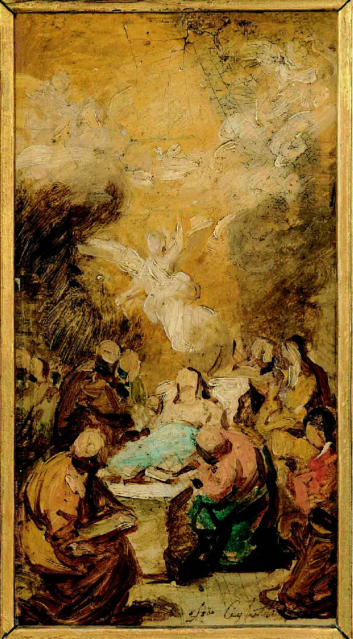 transito della Madonna (dipinto) di Coghetti Francesco (sec. XIX)