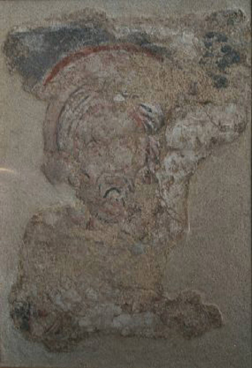 testa di Santo barbuto (dipinto) - scuola lombarda (prima metà sec. XIII)