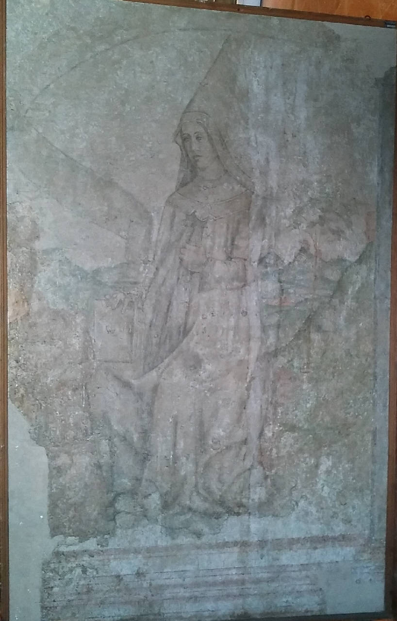 allegoria della Fortezza (dipinto) - ambito bergamasco (fine sec. XV)