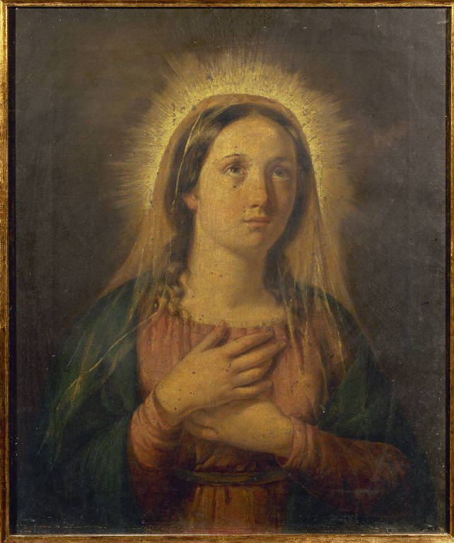 Madonna annunciata (dipinto) di Landriani, Carlo (sec. XIX)
