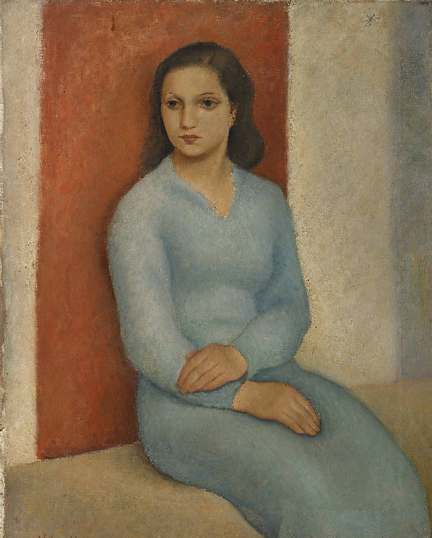 Giovane donna (dipinto) di Volpi Vittoria (sec. XX)