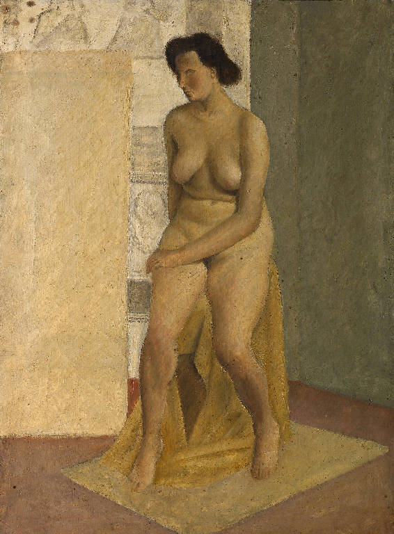 Nudo di donna (dipinto) di Taviani Nello (sec. XX)