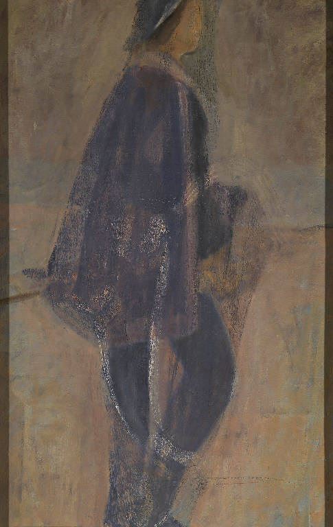 Figura maschile (dipinto) di Milesi Domenico (sec. XX)