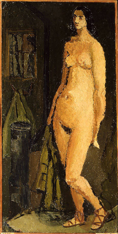 Nudo di donna (dipinto) di Signori Mario (sec. XX)