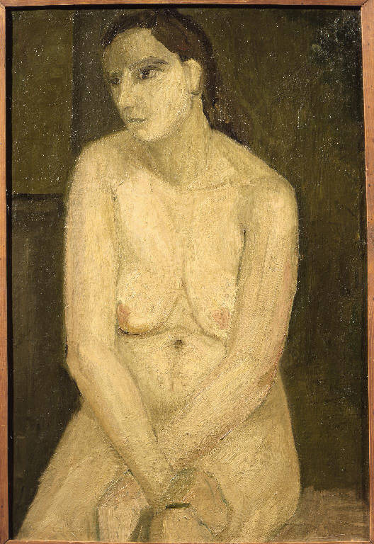 Studio di nudo (dipinto) di Campana Camillo (sec. XX)
