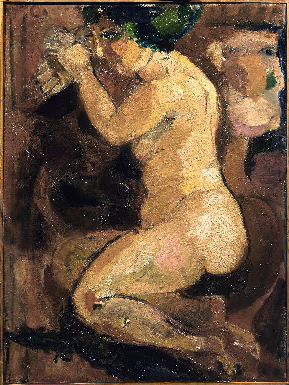 Nudo di donna (dipinto) di Bettineschi Mariella (sec. XX)