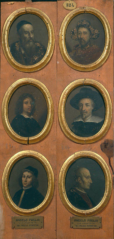 Ritratti di uomini (miniatura) di Paglia Angelo (primo quarto sec. XVIII)