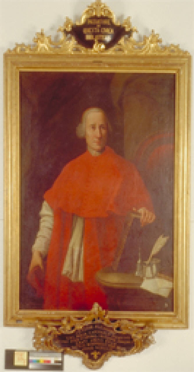 ritratto del cardinale Giuseppe Alessandro Furietti (dipinto) - ambito bergamasco (sec. XVIII)