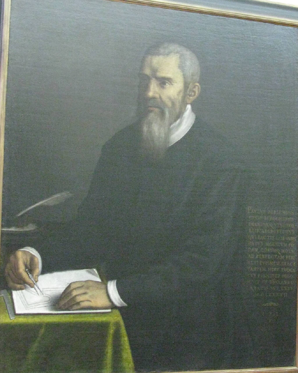 ritratto dell'architetto Paolo Berlendis (dipinto) di Lolmo Gian Paolo (sec. XVI)