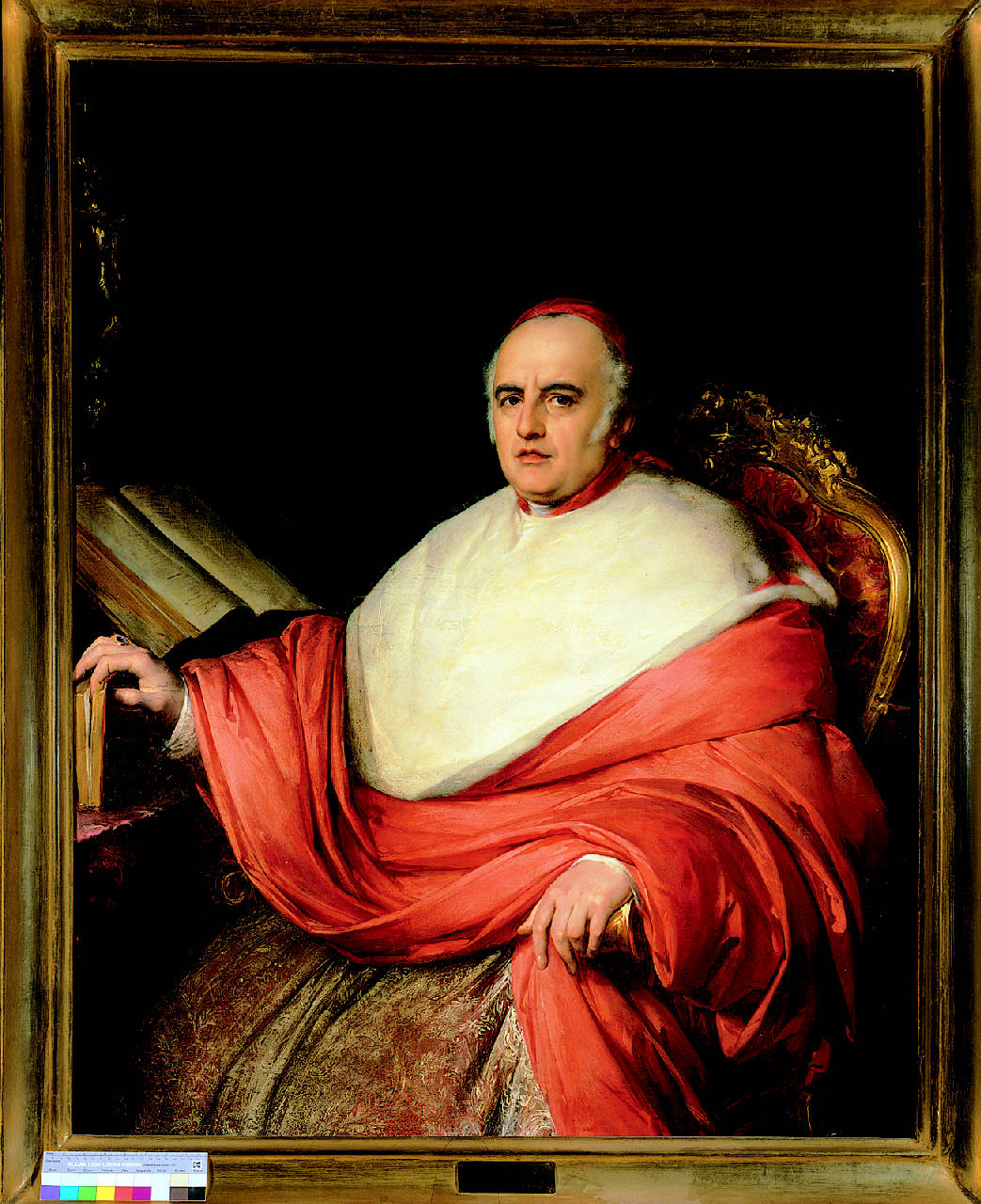 ritratto del cardinale Angelo Maj (dipinto) di Podesti Francesco (sec. XIX)