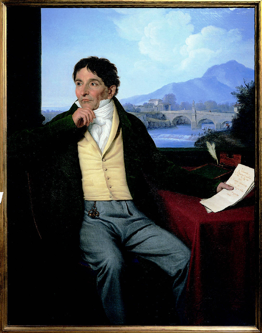 ritratto del conte Giovan Antonio Tadini (dipinto) di Diotti Giuseppe (sec. XIX)