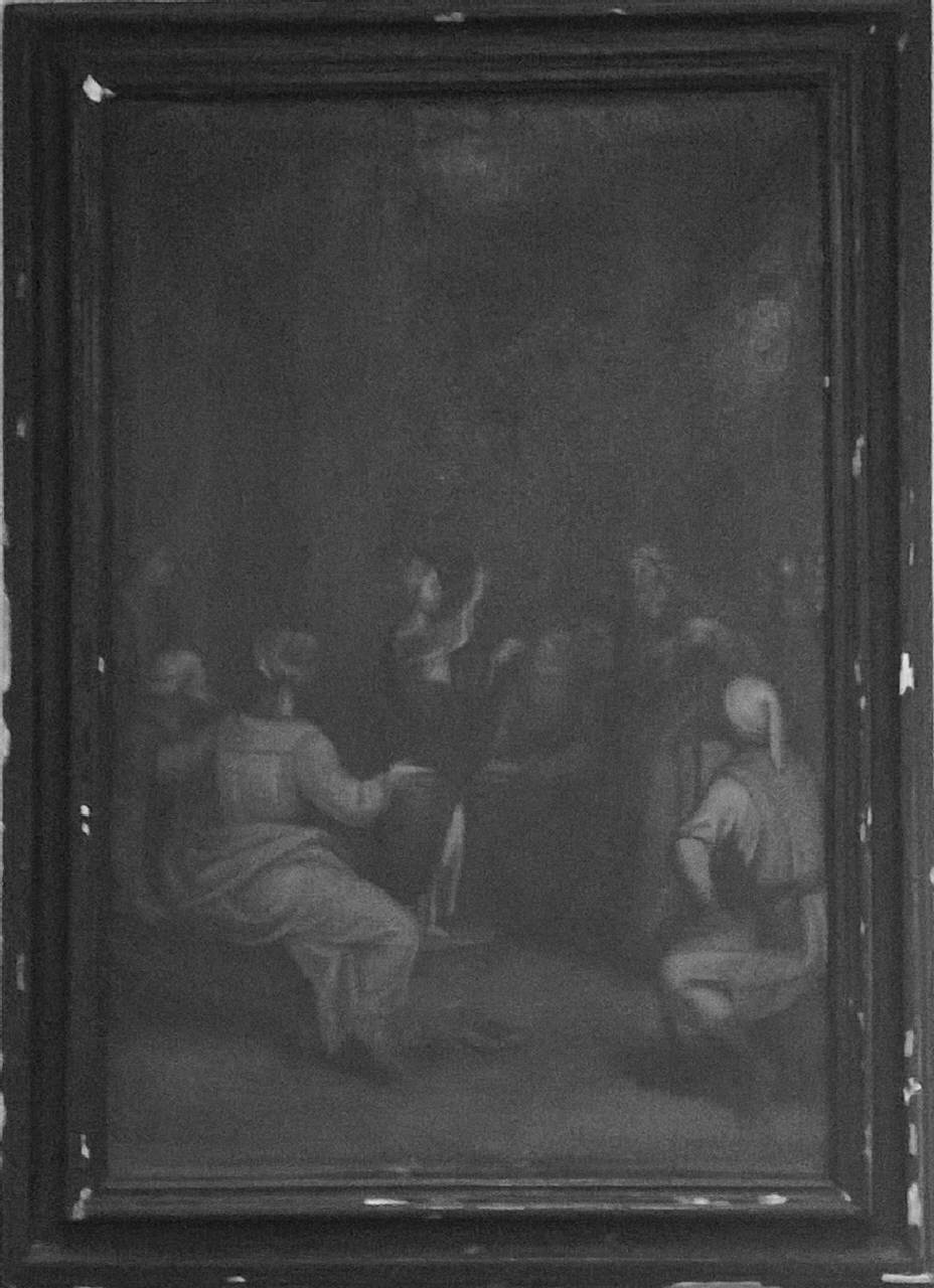 disputa di Gesù con i dottori nel tempio (dipinto) di Salmeggia Enea detto Talpino (bottega) (sec. XVII)