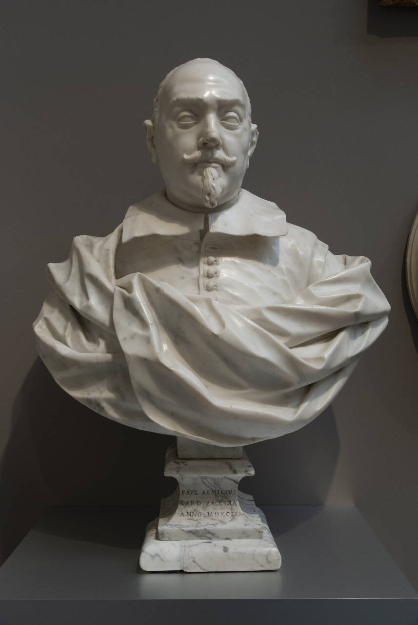 ritratto del marchese Alessandro Rondinini (busto) di Guidi Domenico (sec. XVII)