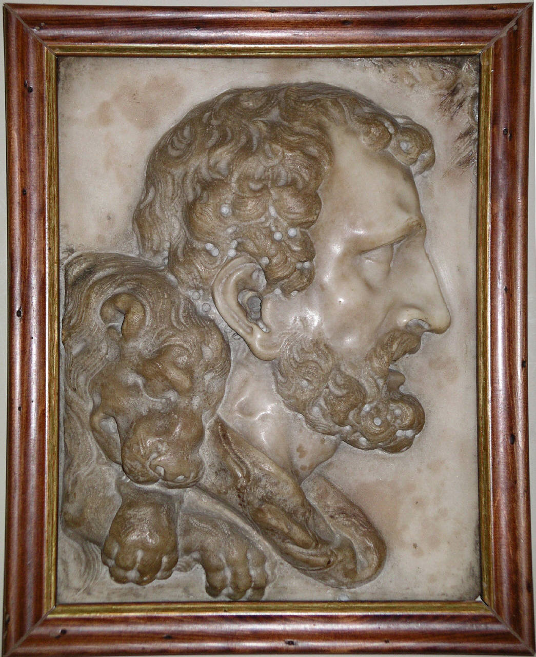 testa di San Marco di profilo (rilievo) di Bonazza, Giovanni (sec. XVII)