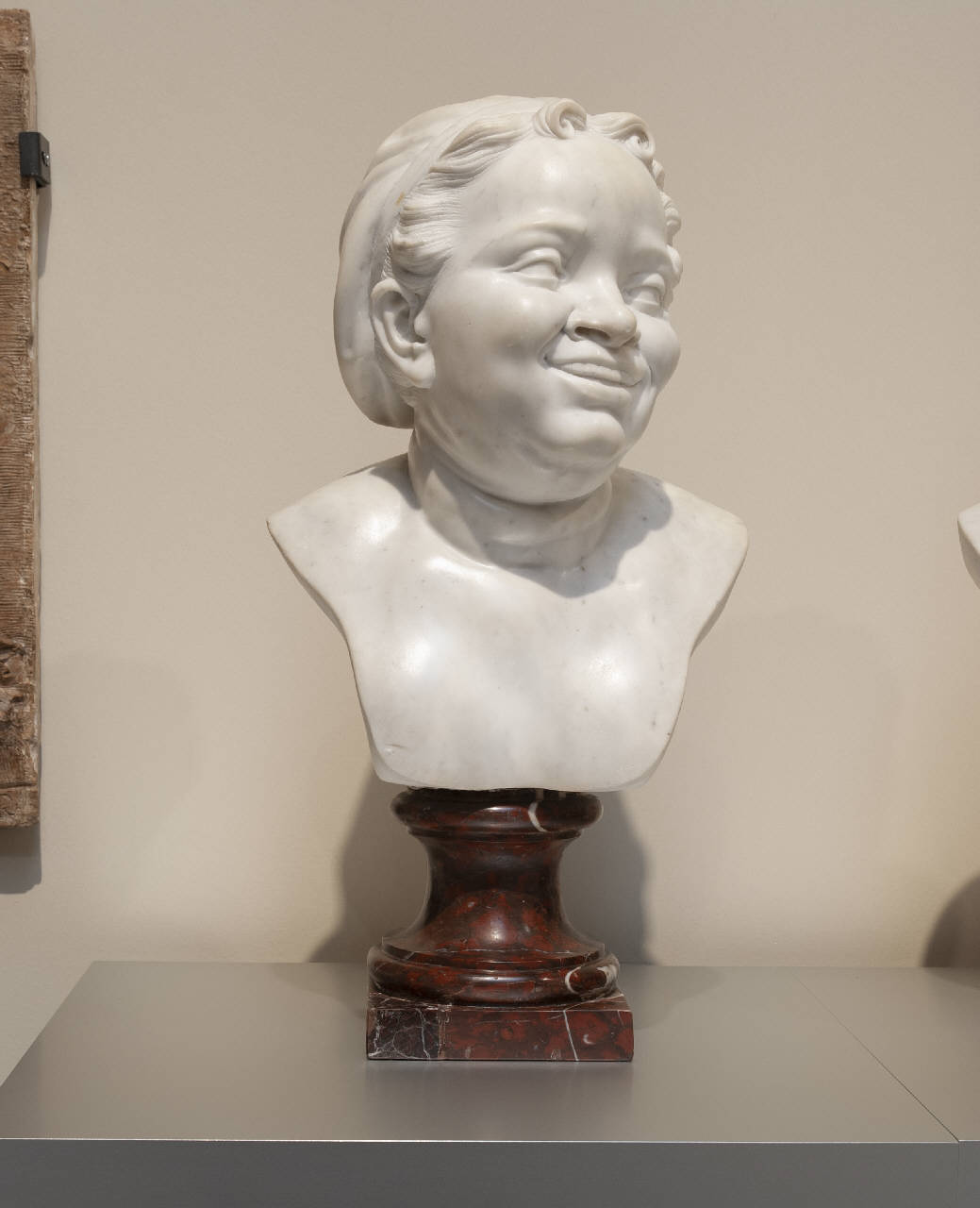 testa di donna ridente (scultura) di Celebrano, Francesco (sec. XVIII)