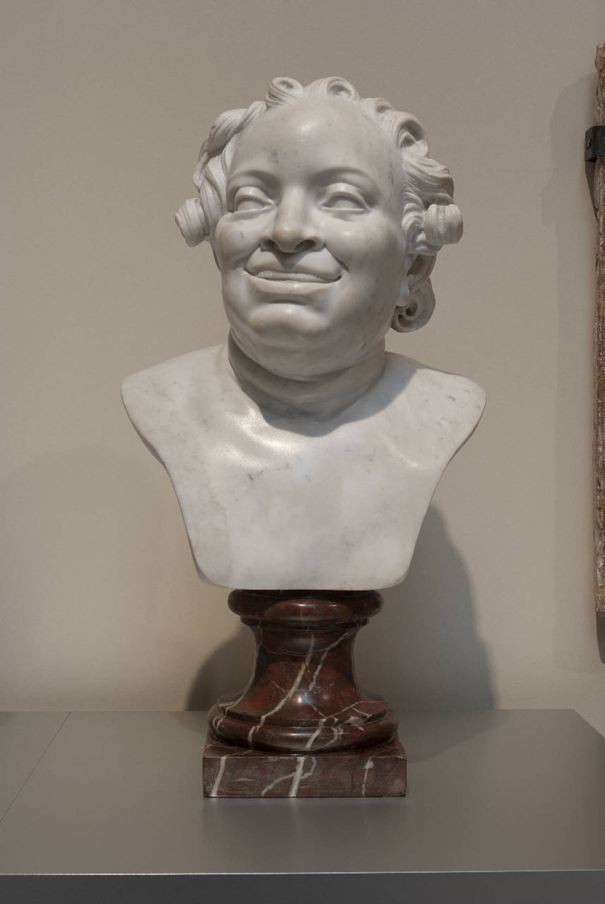 testa di uomo ridente (scultura) di Celebrano, Francesco (sec. XVIII)